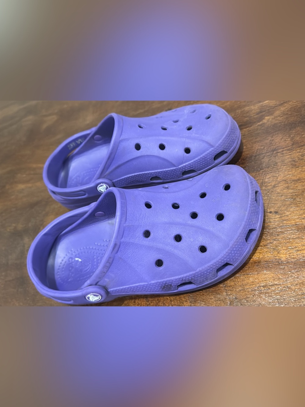 Crocs Clogs Women 8 Men 6 Purple GUC